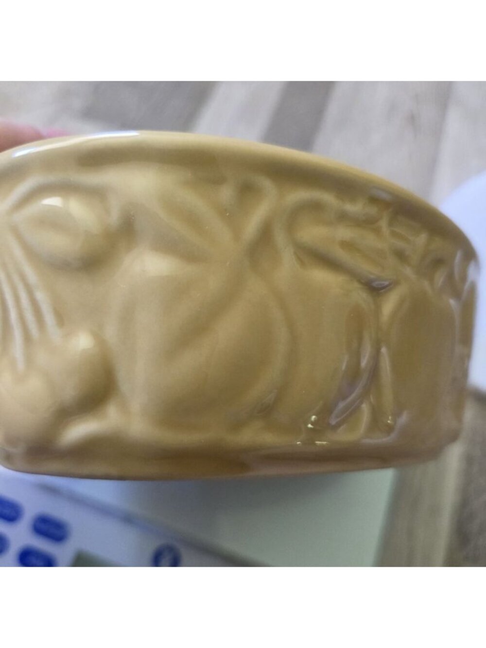 Temp-Tations Fruit Basket Yellow Ceramic Oval Casserole Baking Dish 0.6 QT Lid - Picture 9 of 15